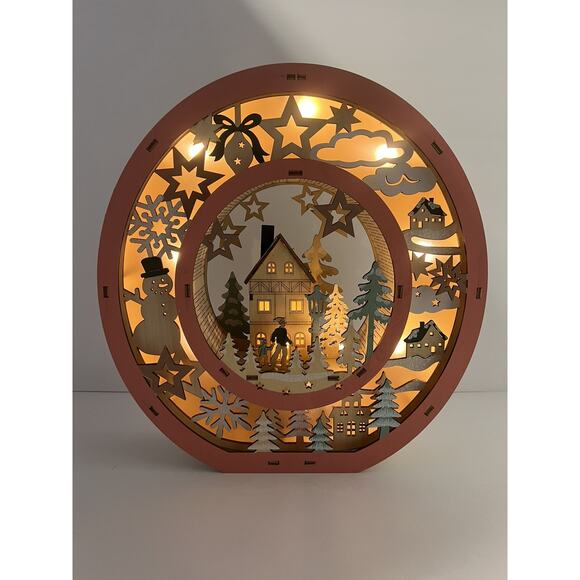 Anthropologie Monogram Wonderland Light-Up Letter “O” Handpainted Open Box - Picture 5 of 7